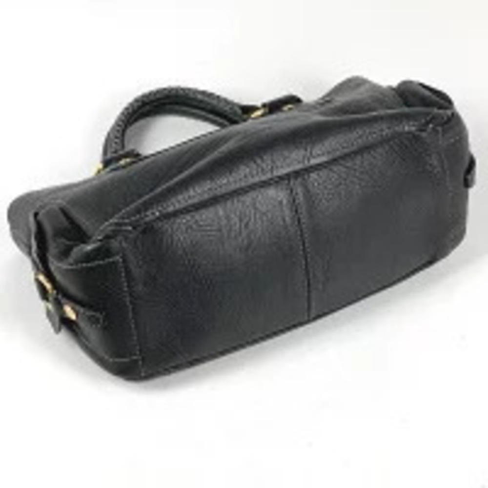 Celine Handbag Boogie Bag Black Leather Black